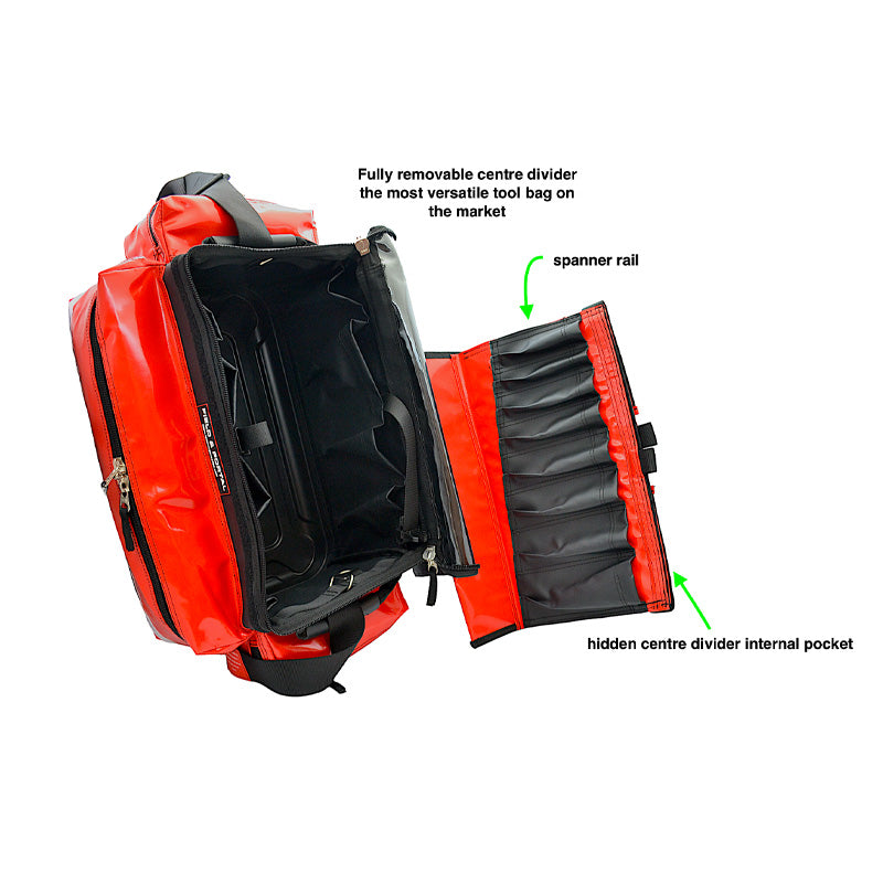 Fully Lockable Tool Bag - Heavy Duty Moulded HDPE Base, Double stitche ...